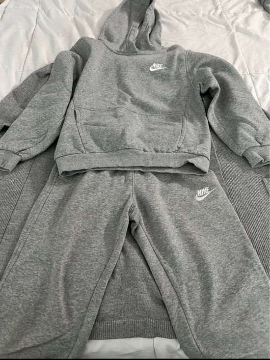 Nike Other - Nike Kids Grey Hoodie & Jogger Set - Classic Swoosh